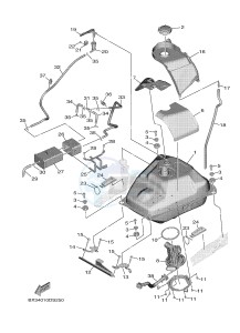 XP530E XP530E-A TMAX ABS (BV12) drawing FUEL TANK