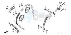 CB600FA39 Spain - (SP / ABS ST) drawing CAM CHAIN/TENSIONER