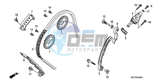 CAM CHAIN/TENSIONER