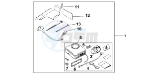 SH125C drawing KIT SECURITY SYSTEM