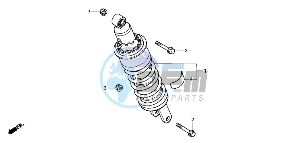 REAR CUSHION (CB600F3/4/5/6)