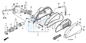 PES125R9 Europe Direct - (ED / STC 2ED) drawing AIR CLEANER