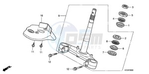 PES125R9 France - (F / CMF STC) drawing STEERING STEM