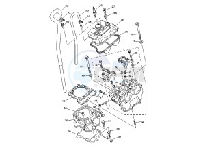 WR F 250 drawing CYLINDER HEAD