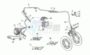 California III 1000 Carburatori Carburatori drawing Brake caliper