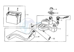 MASK - 50 cc drawing BATTERY