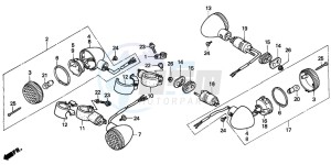 VT600CD 400 drawing WINKER