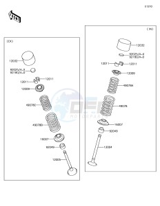 JET SKI SX-R JS1500AHF EU drawing Valve(s)