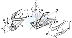 JOYRIDE 125 EVO L6 drawing FOOTREST