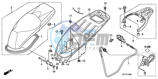 SEAT/LUGGAGE BOX