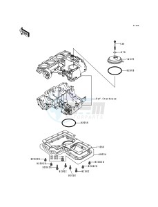 KZ 1000 P [POLICE 1000] (P15-P19) [POLICE 1000] drawing BREATHER COVER_OIL PAN