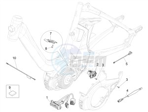 Wi-Bike Uni Deore Comfort 2016-2017 (EMEA) drawing Main cable harness