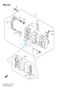 VLR1800 (E2) drawing FRONT CALIPER