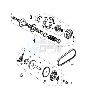 KISBEE MX drawing CLUTCH