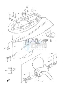 DF 25 drawing Gear Case