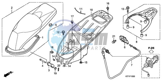 SEAT/LUGGAGE BOX