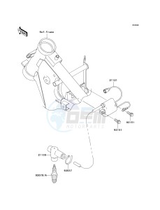 KX 65 A [KX65 MONSTER ENERGY] (A6F - A9FA) A9F drawing IGNITION SYSTEM