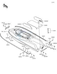 JET SKI SX-R JS1500AJF EU drawing Pads