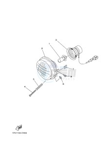 YFM700FWBD YFM70KPHJ KODIAK 700 EPS HUNTER (B32N) drawing HEADLIGHT