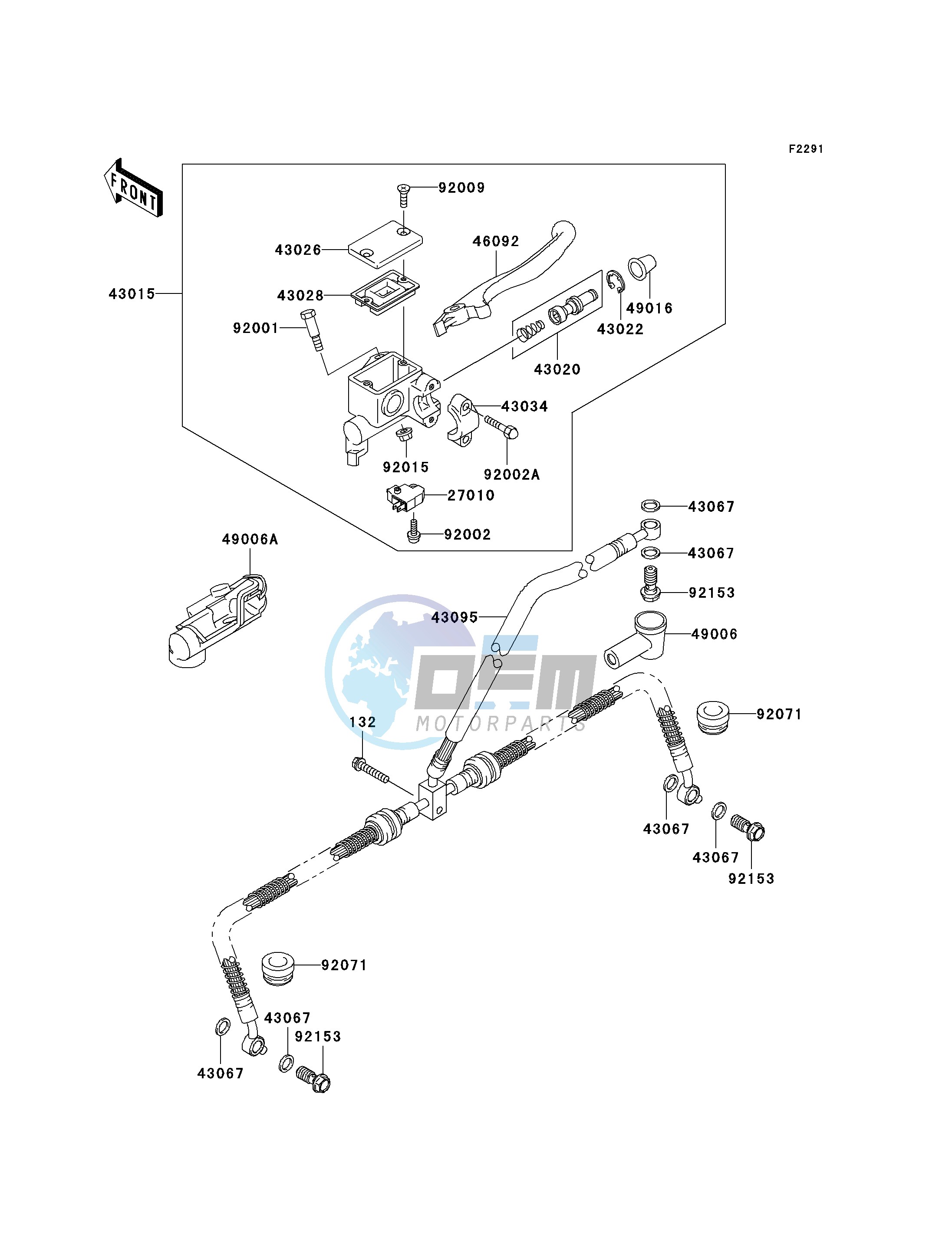 FRONT MASTER CYLINDER