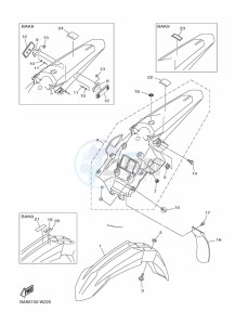 WR250F (BAK9) drawing FENDER