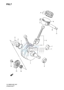 VL1500 (E2) drawing CRANKSHAFT