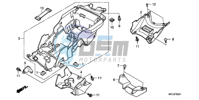 REAR FENDER (CBR1000RA)