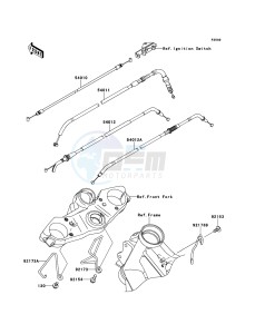 VERSYS KLE650CDF XX (EU ME A(FRICA) drawing Cables