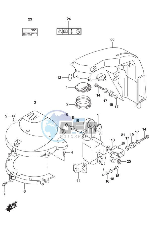 Silencer/Ring Gear Cover