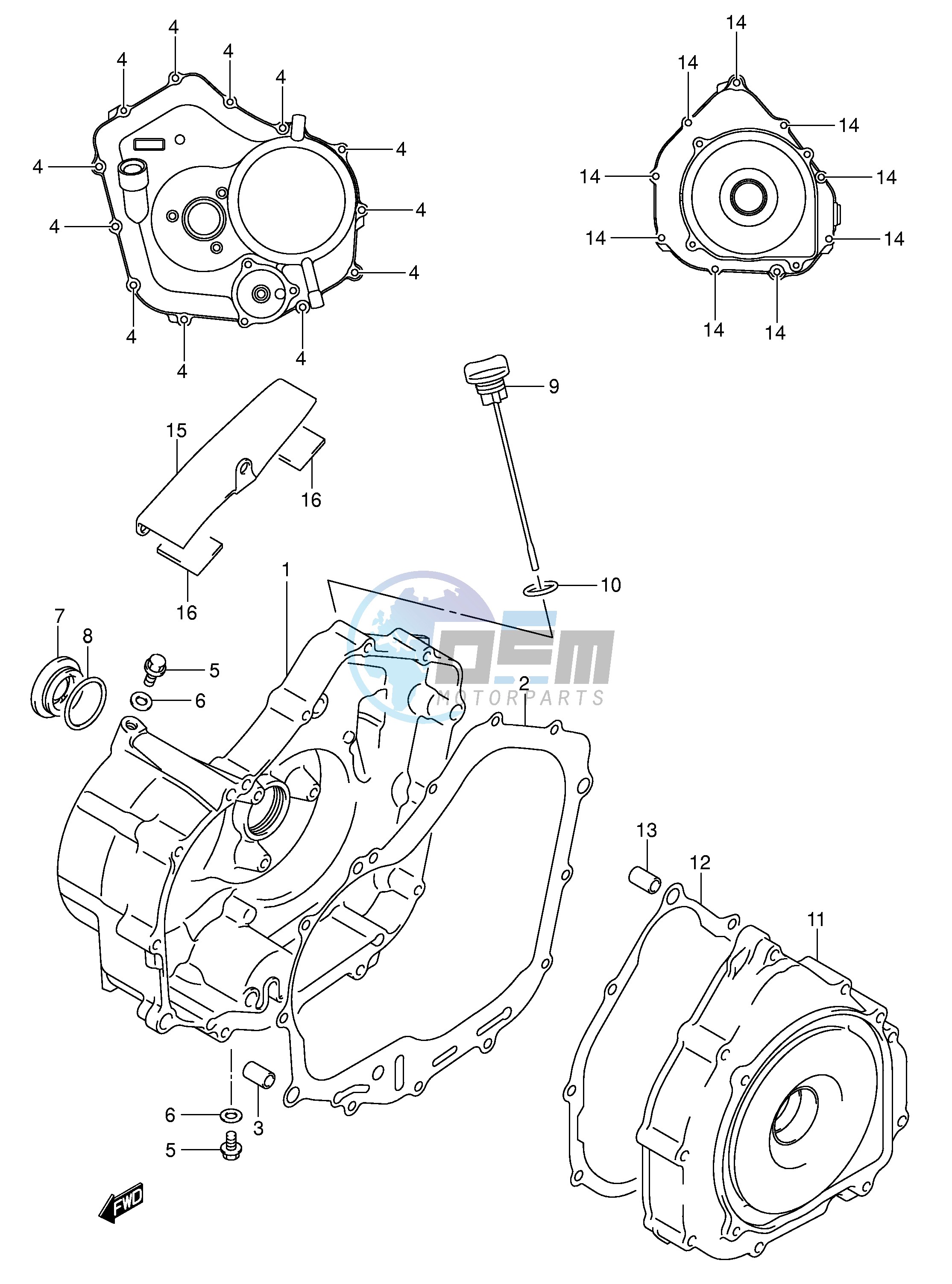 CRANKCASE COVER