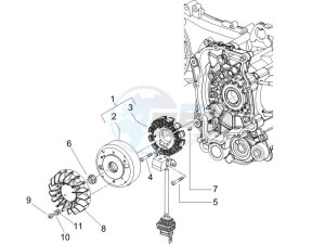 LX 125 4T drawing Flywheel magneto