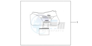 CBR1000RA9 UK - (E / ABS MKH MME REP) drawing INDOOR BODY COVER