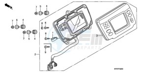 TRX500FEA Australia - (U / EC) drawing METER