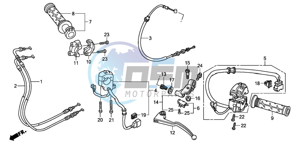 HANDLE LEVER/SWITCH/CABLE