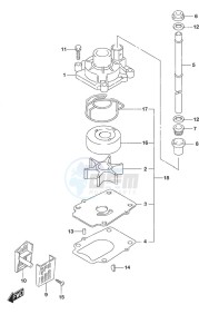 DF 70A drawing Water Pump