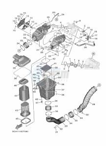 YXE850ENS YXE85WPSK (B8K1) drawing INTAKE