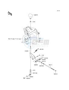 KRF 750 A [TERYX 750 4X4] (A8F) A8F drawing CONTROL