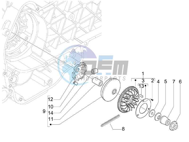 Driving pulley