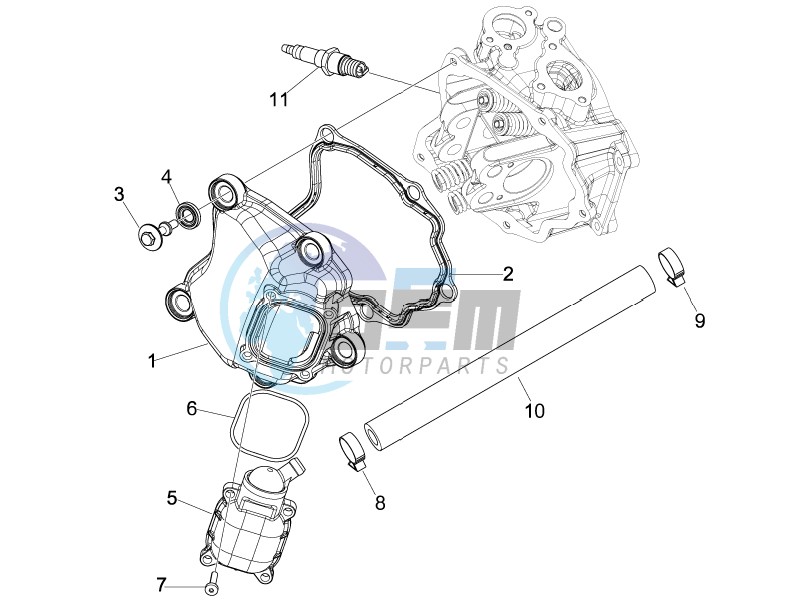 Cylinder head cover