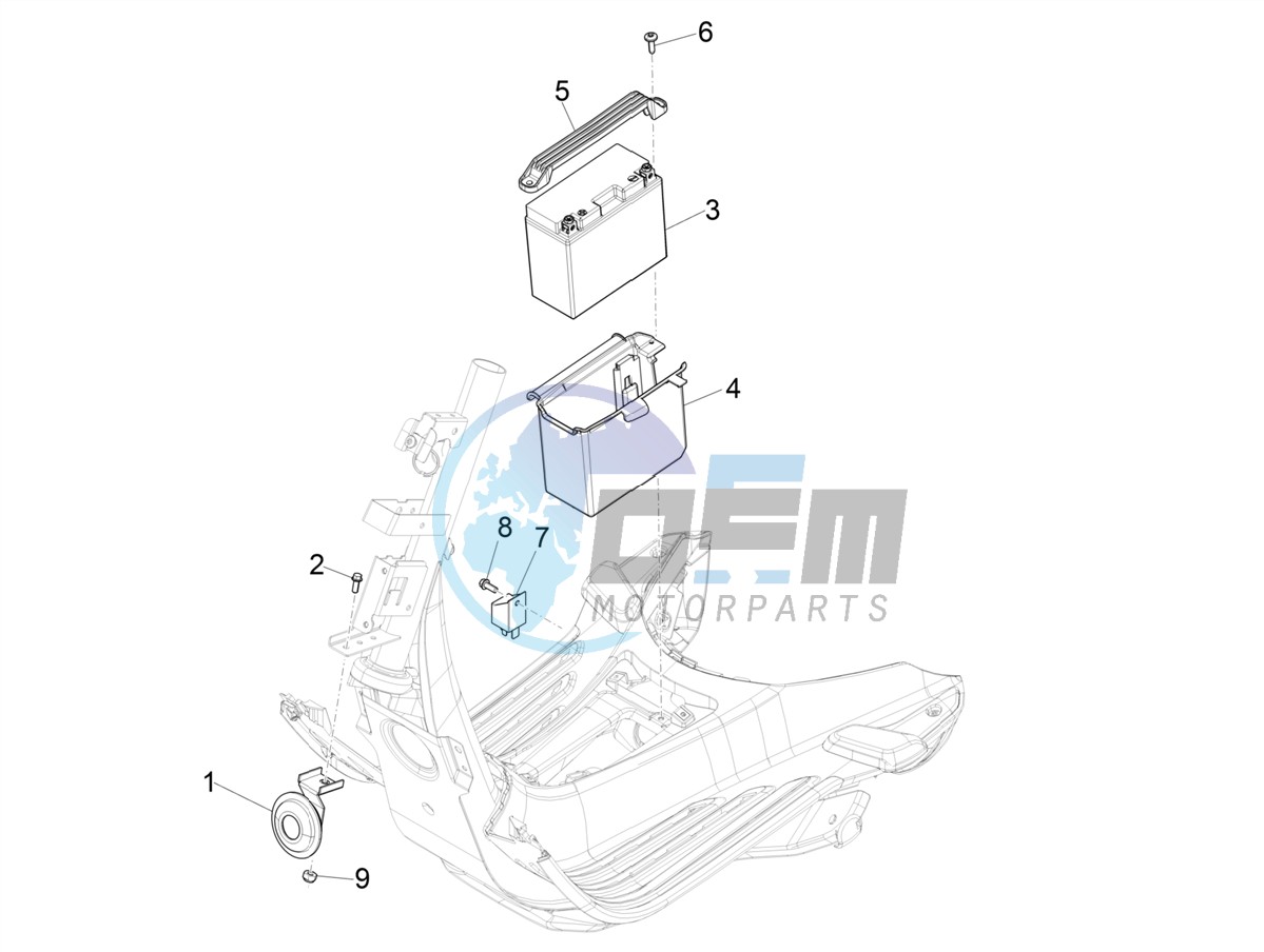 Remote control switches - Battery - Horn