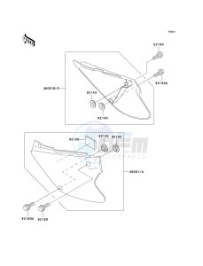 KX 85 A [KX85] (A1-A5) [KX85] drawing SIDE COVERS