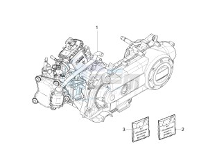 Primavera 50 4T-4V (EMEA) drawing Engine, assembly