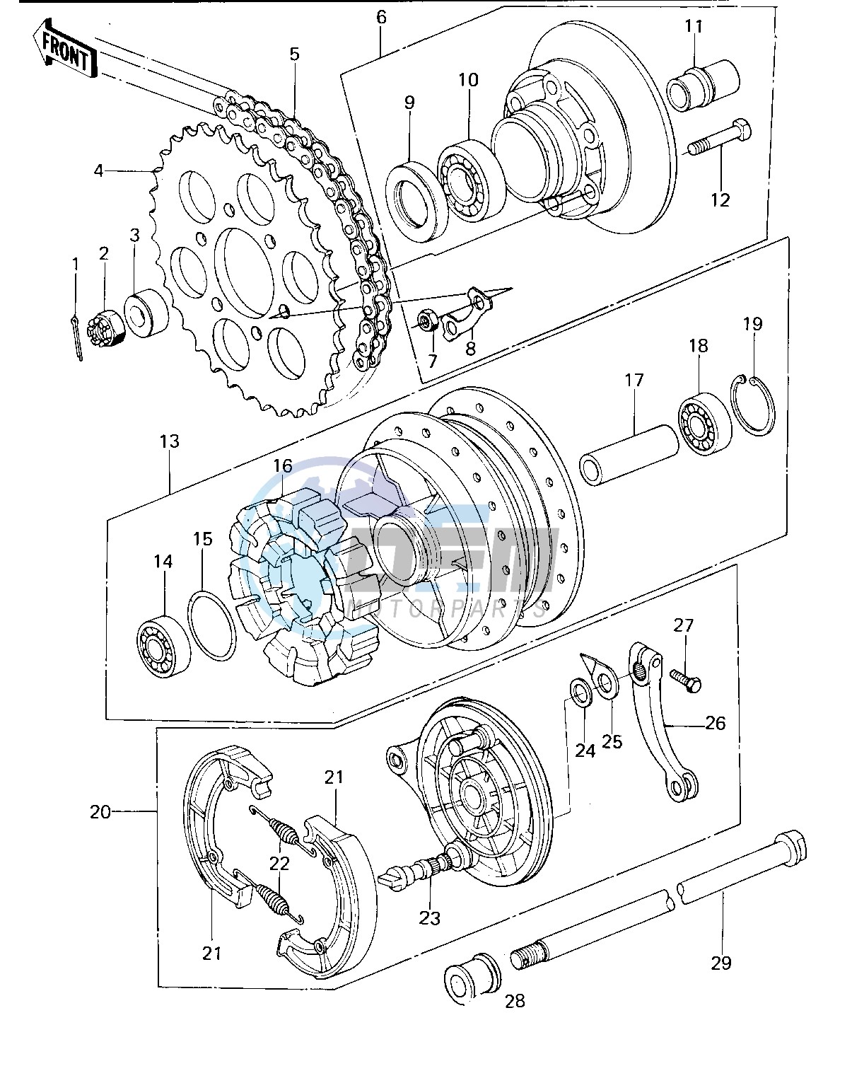 REAR HUB_BRAKE_CHAIN