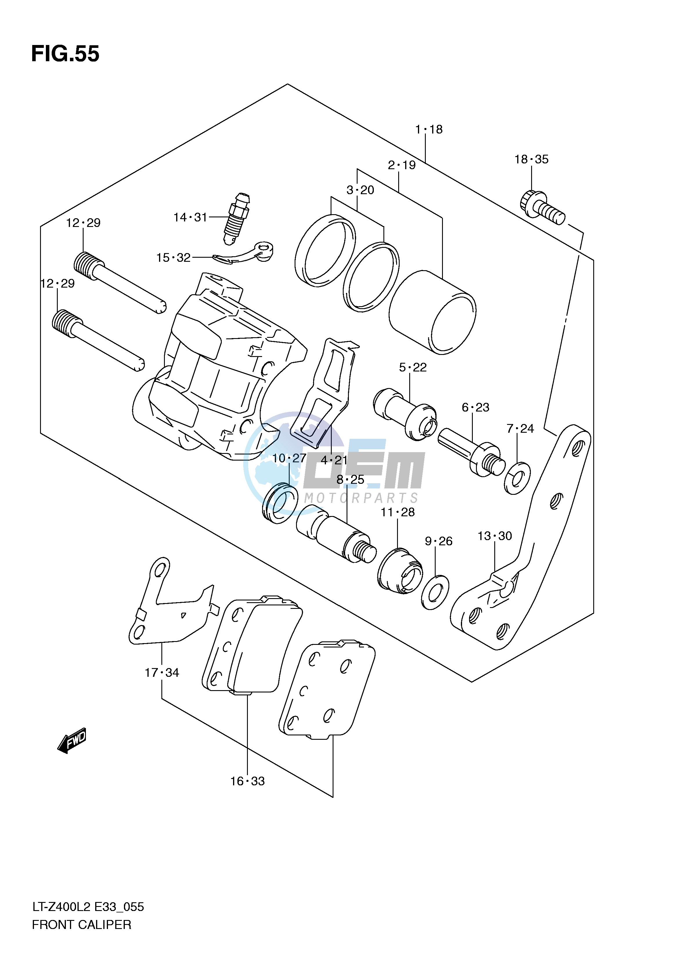 FRONT CALIPER