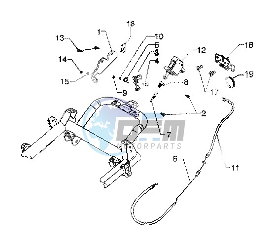 Saddle unlock control