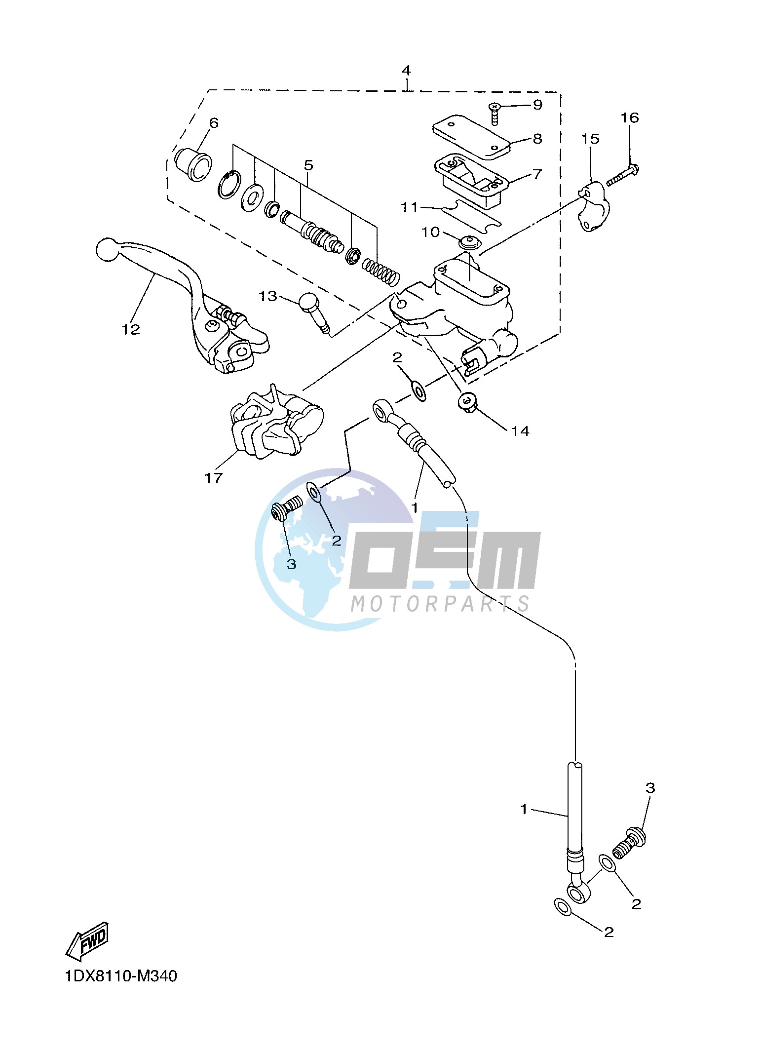 FRONT MASTER CYLINDER