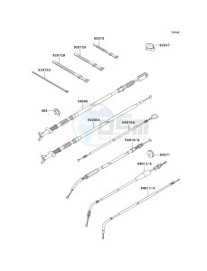 KVF 360 A [PRAIRIE 360 4X4] (A6F-A9F) A9F drawing CABLES