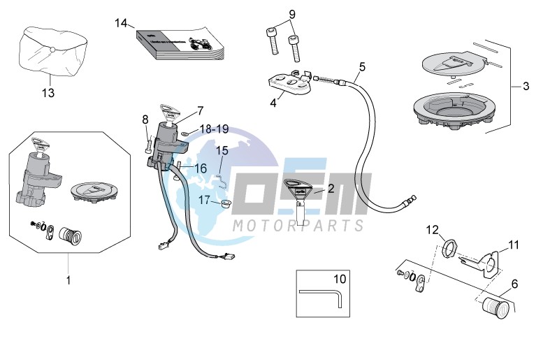 Lock hardware kit