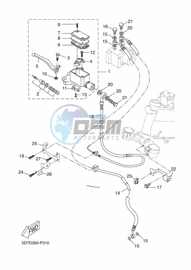 FRONT MASTER CYLINDER