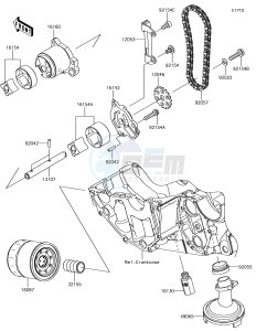 Z650 ER650HJF XX (EU ME A(FRICA) drawing Oil Pump